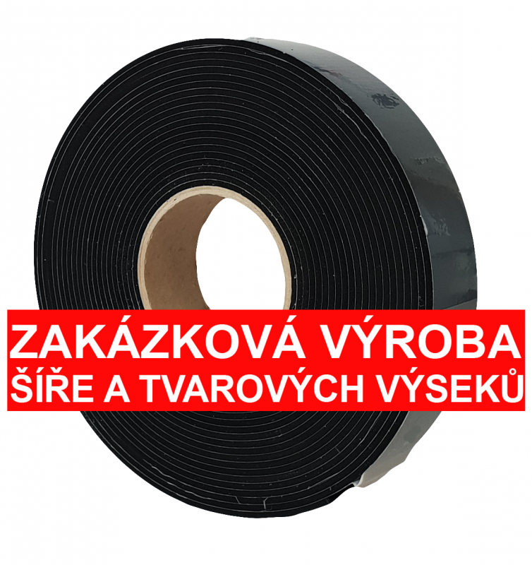  EPDM samolepící těsnění 10 mm, černá | hanak-trade.cz
